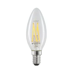 Arcchio Dæmpbar Led-Pære|Filament Pære > LED-pære, glødetråd, stearinlys, E14, 4W, klar