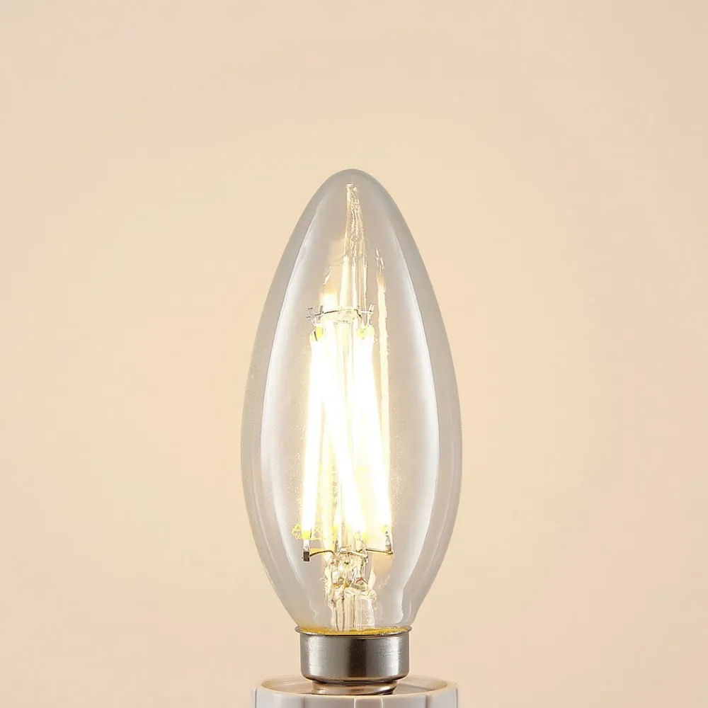 Arcchio Dæmpbar Led-Pære|Filament Pære > LED-pære, glødetråd, stearinlys, E14, 4W, klar