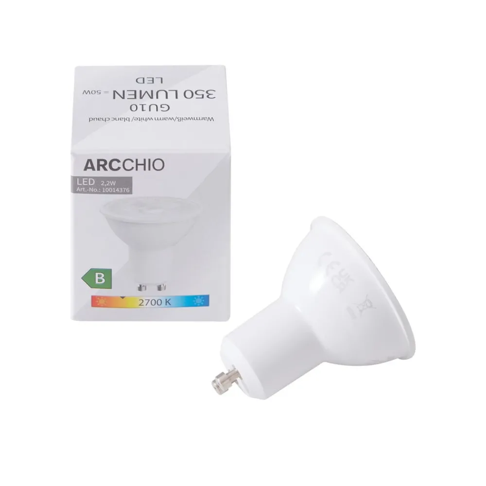 Led Pærer ^ Arcchio LED-pære, GU10, 2,2 W, 2.700 K, 350 lumen