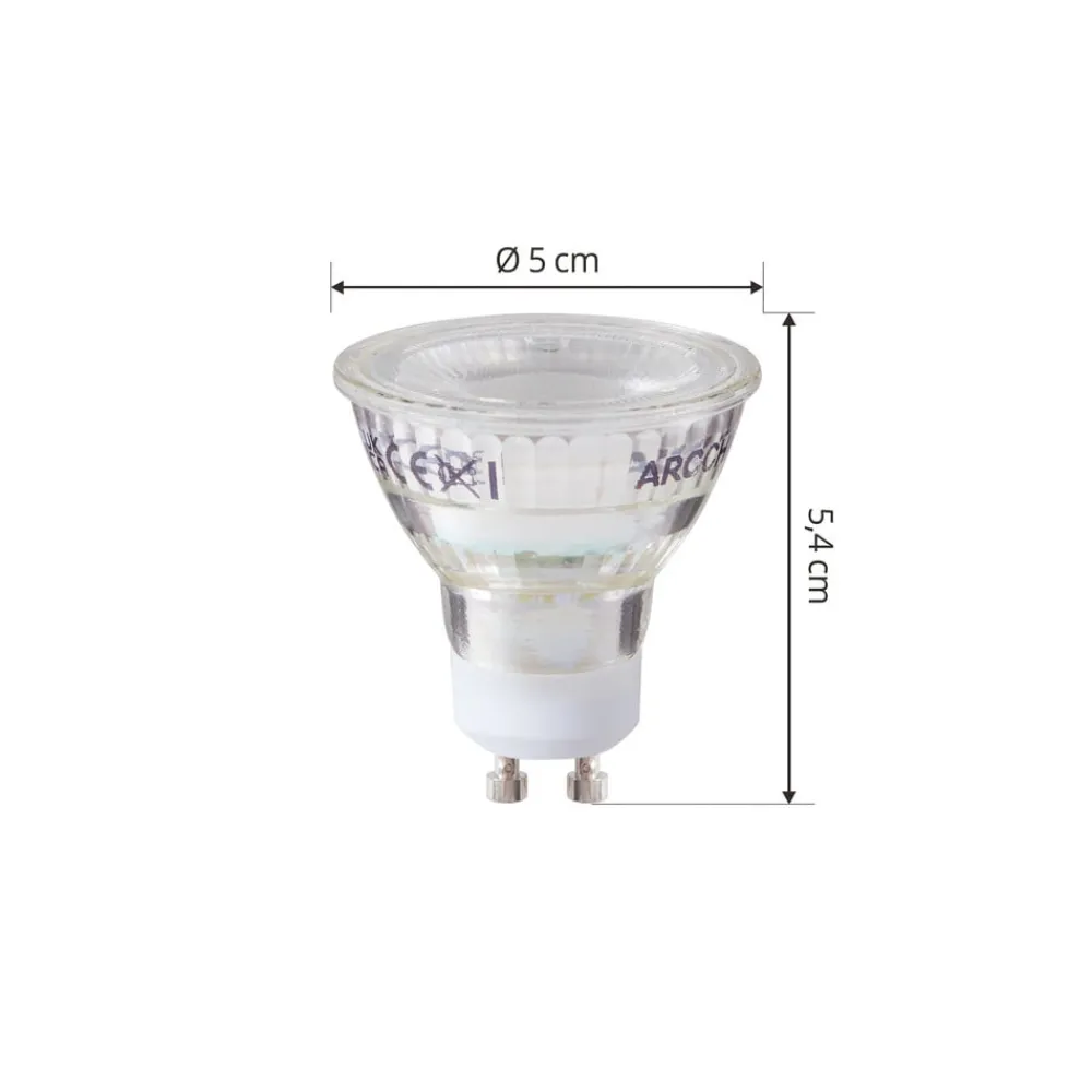 Arcchio Led Pærer > LED-pære, GU10 2,5 W, PAR16, klar, 6.500 K, 450 lm