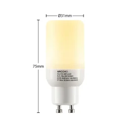 Led Pærer ^ Arcchio LED-pære i rørform GU10 3W 3.000K