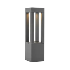 Arcchio Terrassebelysning|Gadebelysning > LED pullert Lienna, 60 cm, grå, metal, IP65