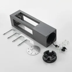 Arcchio Terrassebelysning|Gadebelysning > LED pullert Lienna, 60 cm, grå, metal, IP65