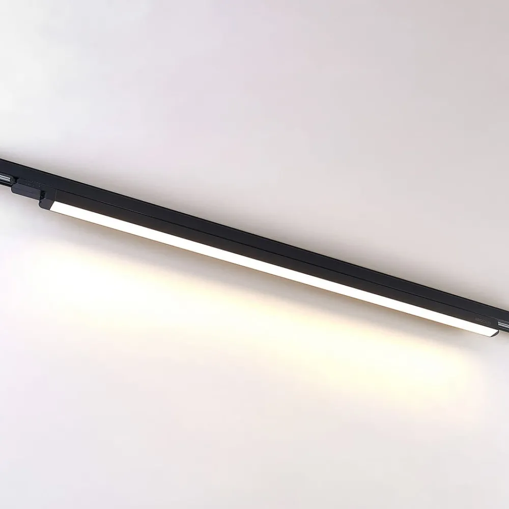 Arcchio Arbejdsrum/Kontor|Skinnesystem > LED-skinnelampe Harlow, sort, 109 cm, 3.000K