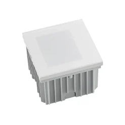 Arcchio Terrassebelysning > LED-vægindbygningslampe Zamo, hvid, 11 cm, metal, IP65