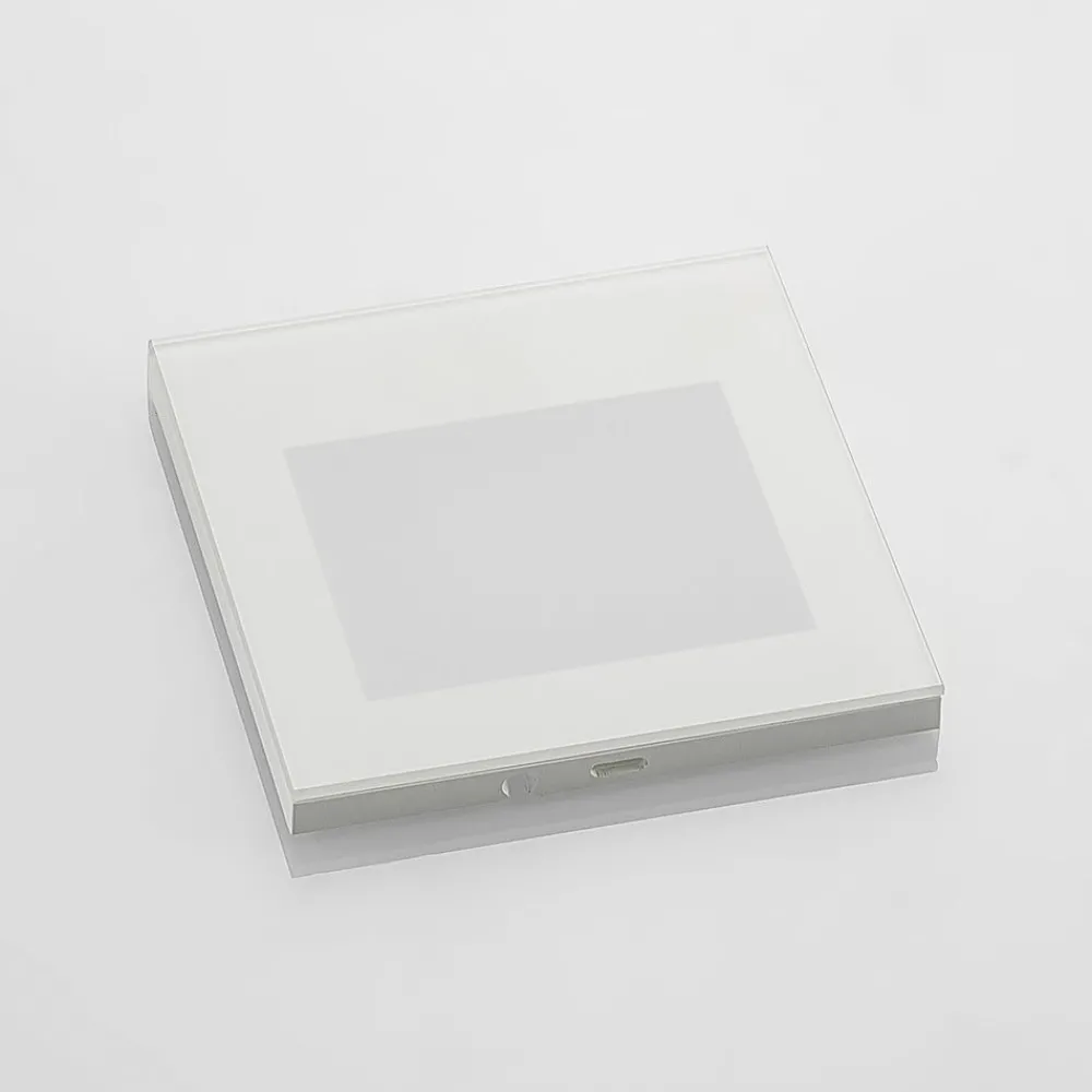 Arcchio Terrassebelysning > LED-vægindbygningslampe Zamo, hvid, 11 cm, metal, IP65
