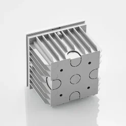 Arcchio Terrassebelysning > LED-vægindbygningslampe Zamo, hvid, 11 cm, metal, IP65