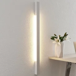 Arcchio Væglamper|Væglamper > LED-væglampe Ivano, 91 cm, hvid, aluminium
