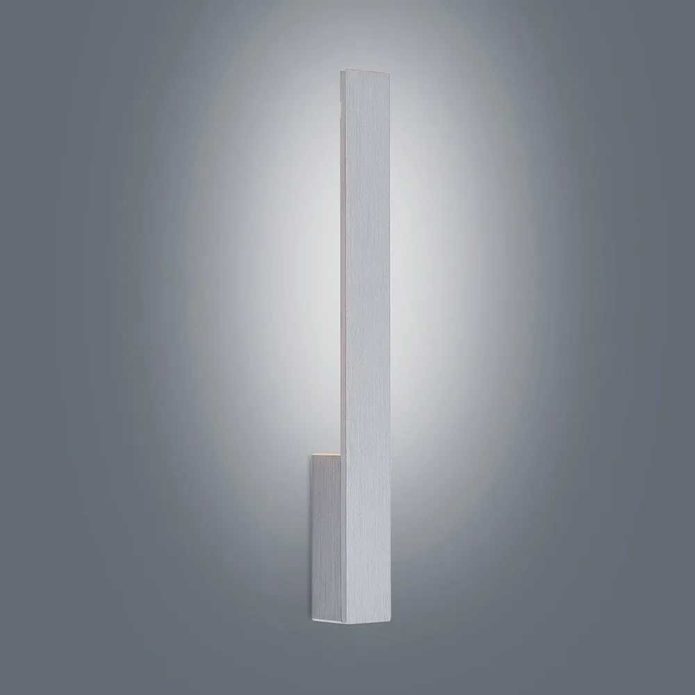 Væglamper ^ Arcchio LED-væglampe Ivano, højde 43 cm, børstet aluminium