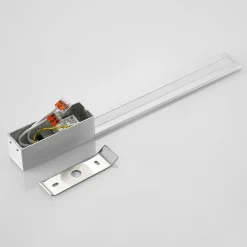 Væglamper ^ Arcchio LED-væglampe Ivano, højde 43 cm, børstet aluminium