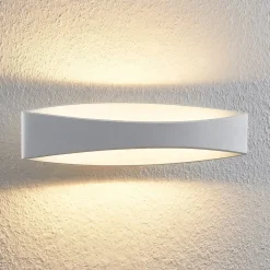 Arcchio Gang|Væglamper > LED-væglampe Jelle, 44 cm, hvid, metal, op/ned