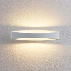 Arcchio Gang|Væglamper > LED-væglampe Jelle, 44 cm, hvid, metal, op/ned