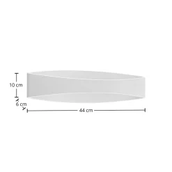 Arcchio Gang|Væglamper > LED-væglampe Jelle, 44 cm, hvid, metal, op/ned