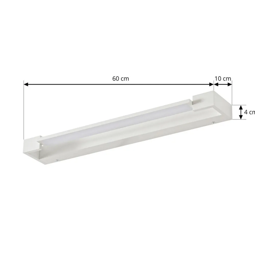 Væg- Og Spejllamper|Væglamper ^ Arcchio LED-væglampe Jora, 60 cm, hvid, drejelig, IP44