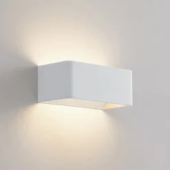 Arcchio Gang|Pendellamper > LED-væglampe Karam, 20 cm, hvid, metal, op/ned