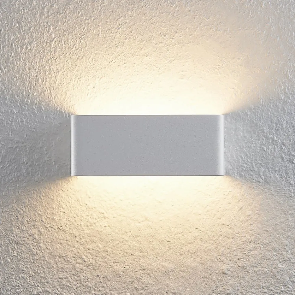 Arcchio Gang|Pendellamper > LED-væglampe Karam, 20 cm, hvid, metal, op/ned