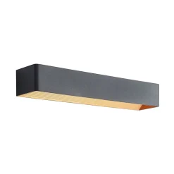 Arcchio Gang|Pendellamper > LED-væglampe Karam, 53 cm, sort, metal, op/ned