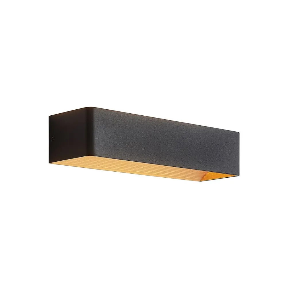Arcchio Gang|Væglamper > LED-væglampe Karam, 37 cm, sort, metal, op/ned