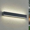 Arcchio Væglamper > LED-væglampe Lengo, 50 cm, 2 lyskilder, antracit, CCT