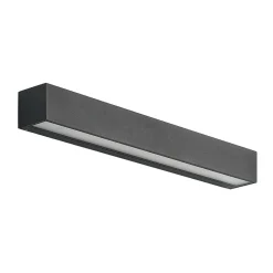 Arcchio Væglamper > LED-væglampe Lengo, 50 cm, 2 lyskilder, antracit, CCT