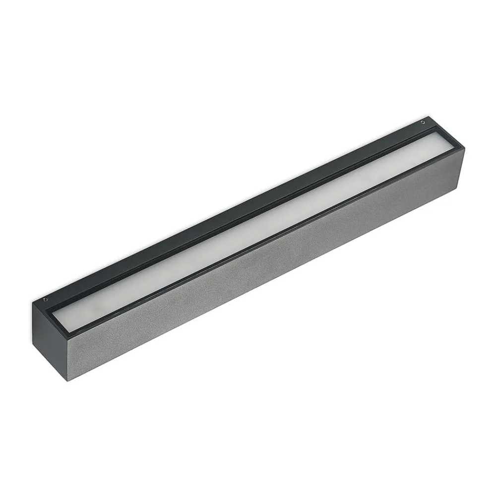Arcchio Væglamper > LED-væglampe Lengo, 50 cm, 2 lyskilder, antracit, CCT