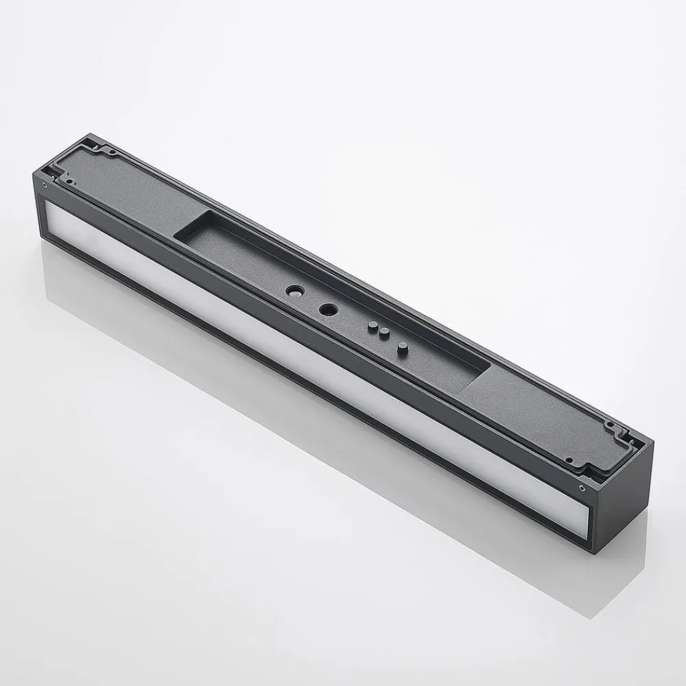 Arcchio Væglamper > LED-væglampe Lengo, 50 cm, 2 lyskilder, antracit, CCT