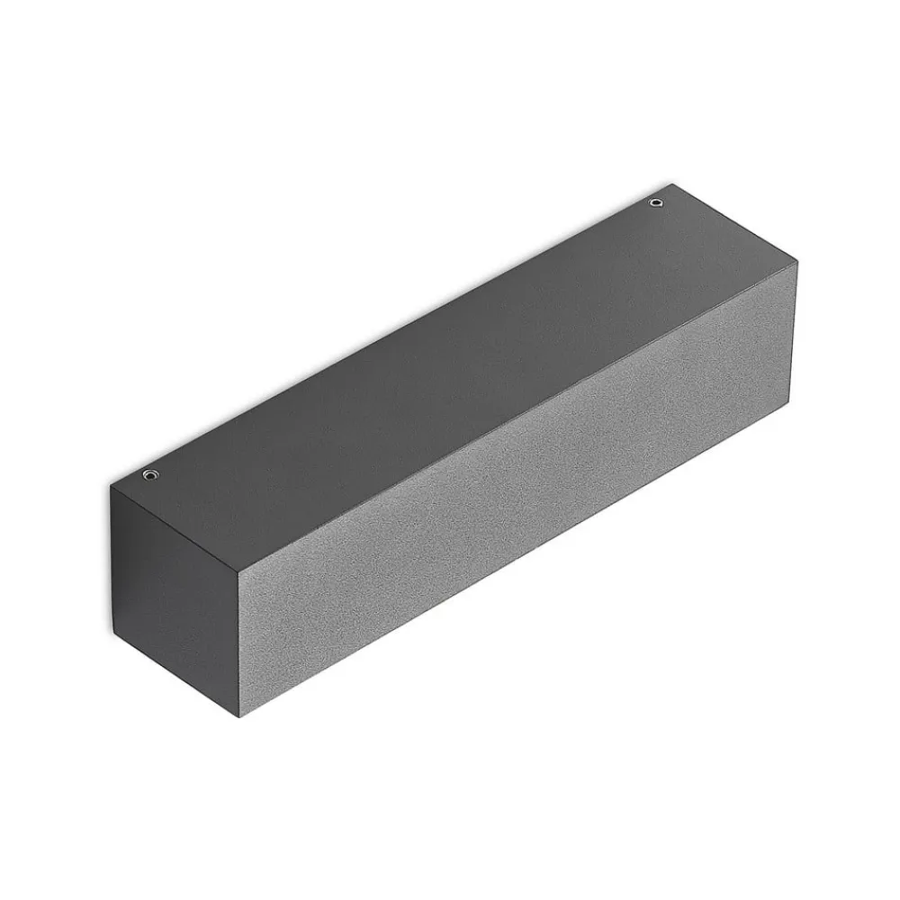 Arcchio Terrassebelysning > LED-væglampe Lengo, 25 cm, 1 lyskilde, antracit, CCT