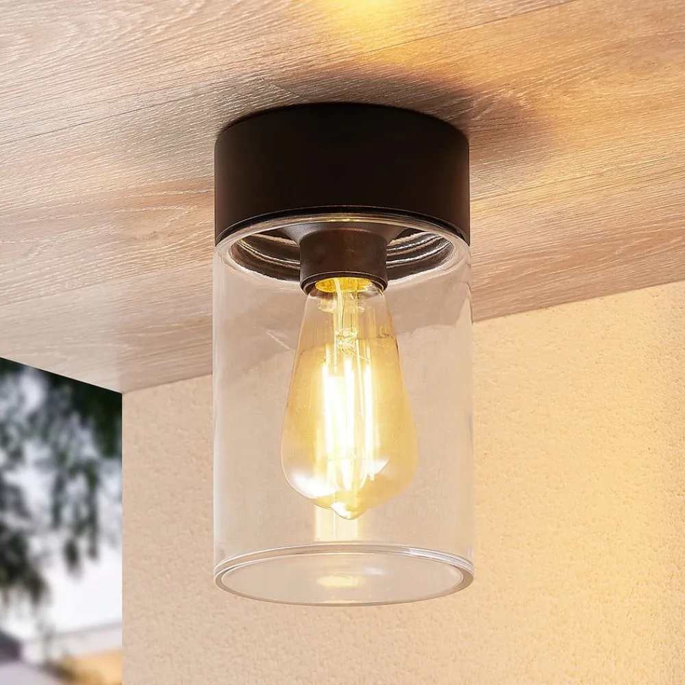 Arcchio Udendørs Loftlamper > Liljana udendørs loftslampe, IP65, sort