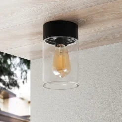 Arcchio Udendørs Loftlamper > Liljana udendørs loftslampe, IP65, sort