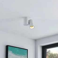 Arcchio Loftlamper|Spotlights > loftlampe Gesina, 1-lys, hvid, aluminium, 11,6 cm