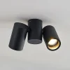 Arcchio Loftlamper|Loftlamper > loftlampe Gesina, 2-lys, sort, aluminium, 17,5 cm