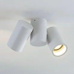 Loftlamper|Loftlamper ^ Arcchio loftlampe Gesina, 2-lys, hvid, aluminium, 17,5 cm