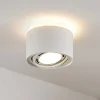 Gang|Loftlamper ^ Arcchio loftlampe Walisa, Ø 15 cm, hvid, metal, GU10