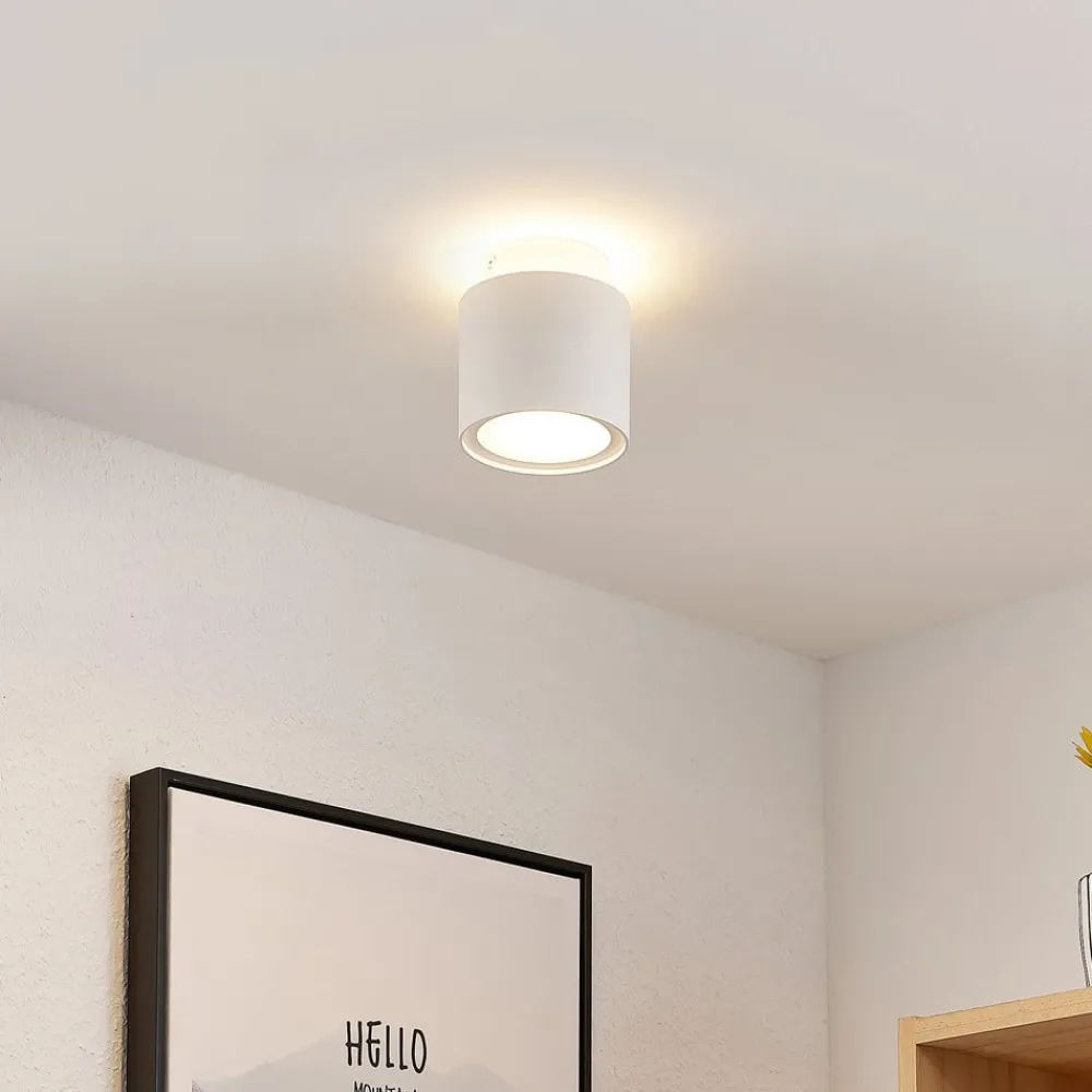 Arcchio Gang|Loftlamper > loftlampe Walisa, Ø 10 cm, hvid, diffuser, GU10