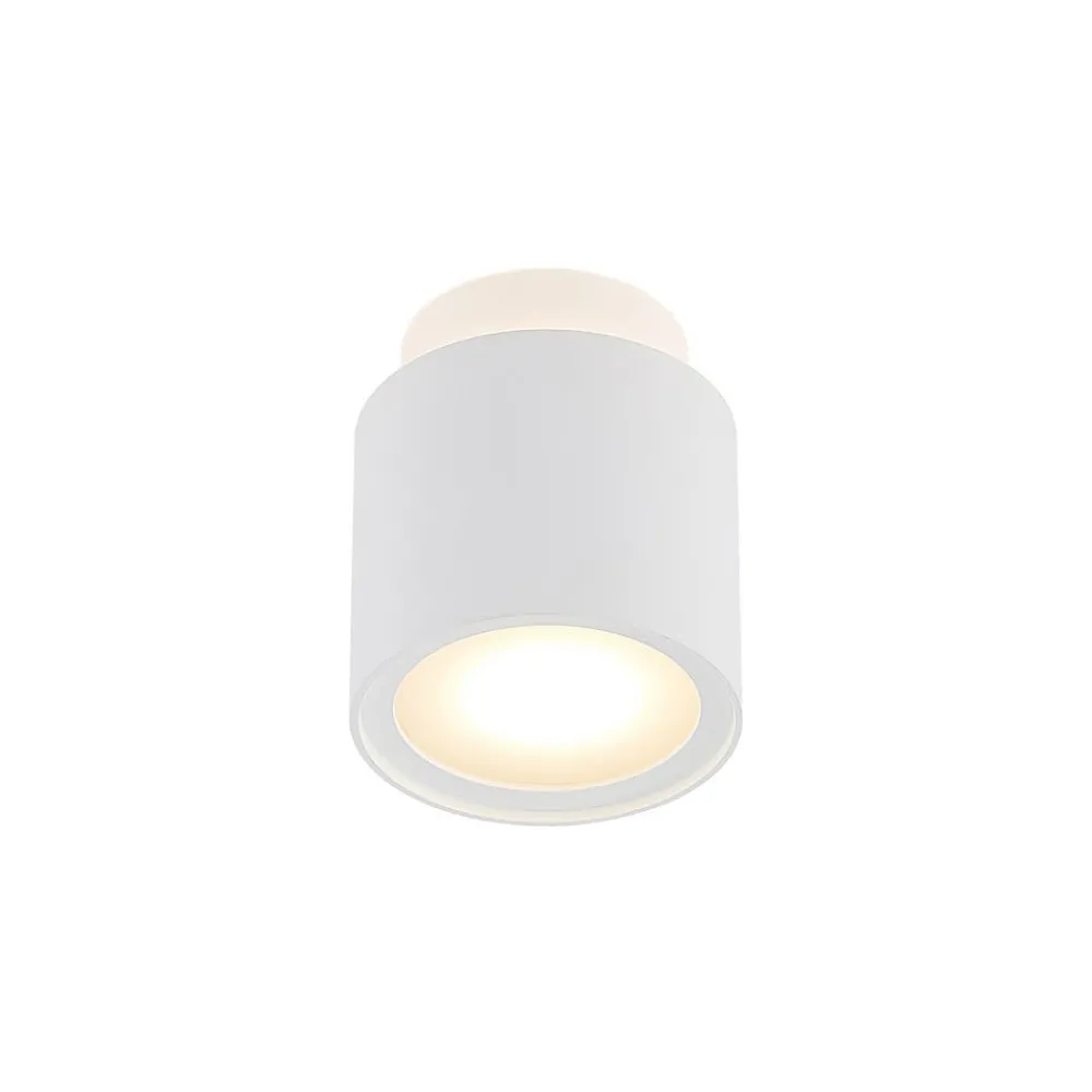 Arcchio Gang|Loftlamper > loftlampe Walisa, Ø 10 cm, hvid, diffuser, GU10