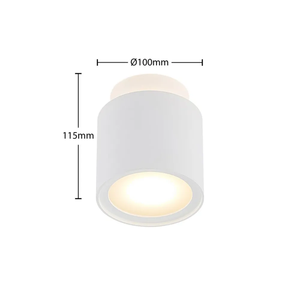 Arcchio Gang|Loftlamper > loftlampe Walisa, Ø 10 cm, hvid, diffuser, GU10