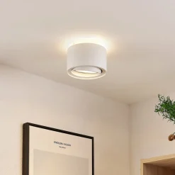Spotlights ^ Arcchio loftlampe Walisa, Ø 15 cm, rund, hvid, sæt med 3 stk