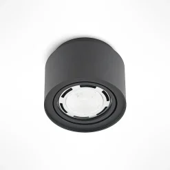 Arcchio Loftlamper|Loftlamper > loftlampe Walisa, Ø 15 cm, sort, metal, GU10