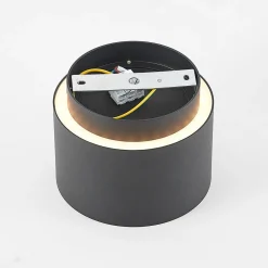 Arcchio Loftlamper|Loftlamper > loftlampe Walisa, Ø 15 cm, sort, metal, GU10