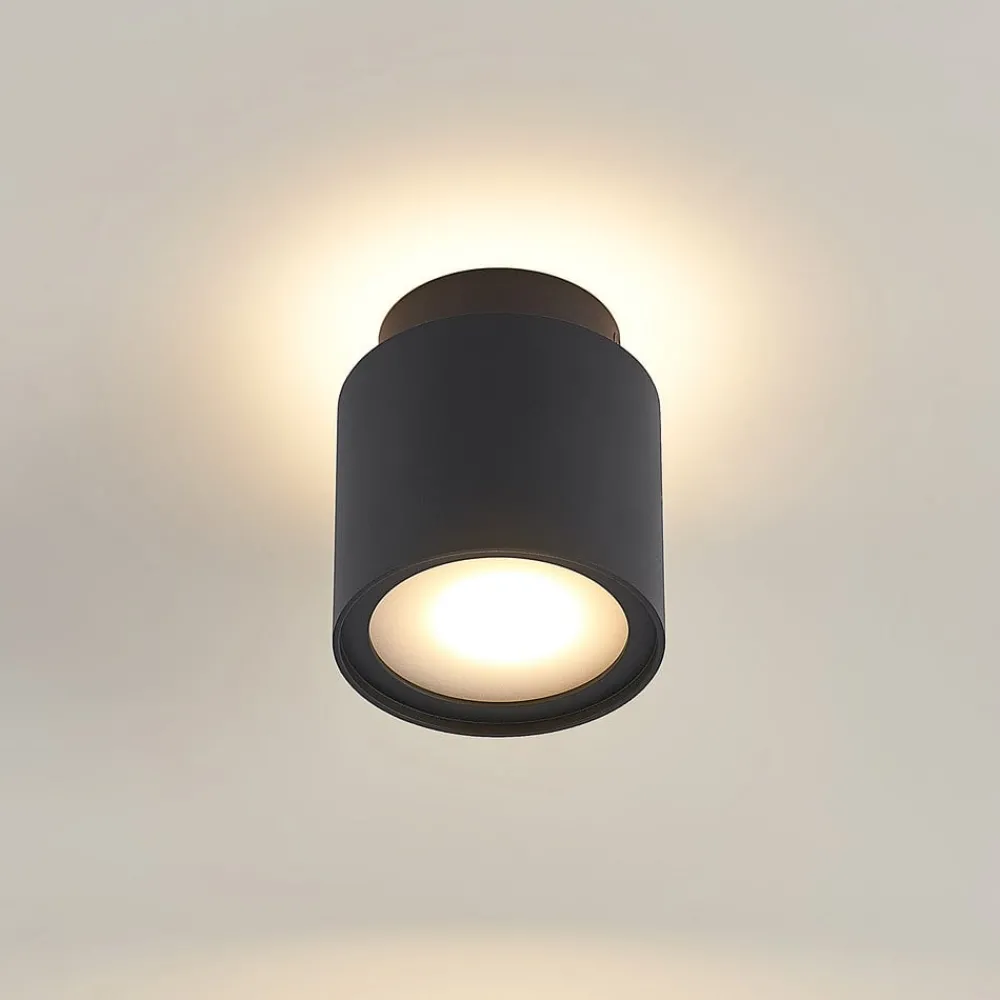 Arcchio Loftlamper|Spotlights > loftlampe Walisa, Ø 10 cm, sort, diffuser, GU10