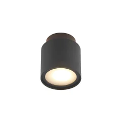 Arcchio Loftlamper|Spotlights > loftlampe Walisa, Ø 10 cm, sort, diffuser, GU10