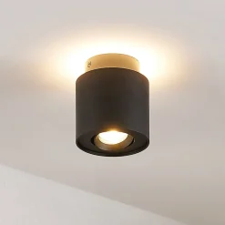 Arcchio Loftlamper|Spotlights > loftlampe Walisa, Ø 10 cm, sort, metal, GU10