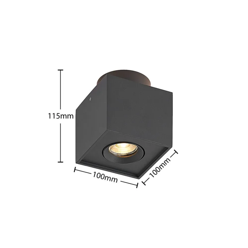 Arcchio Spotlights > loftlampe Walisa, 10 x 10 cm, sort, GU10