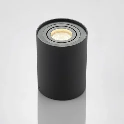 Arcchio Loftlamper|Loftlamper > loftspot Jolina, rund, antracit, sæt med 2, aluminium