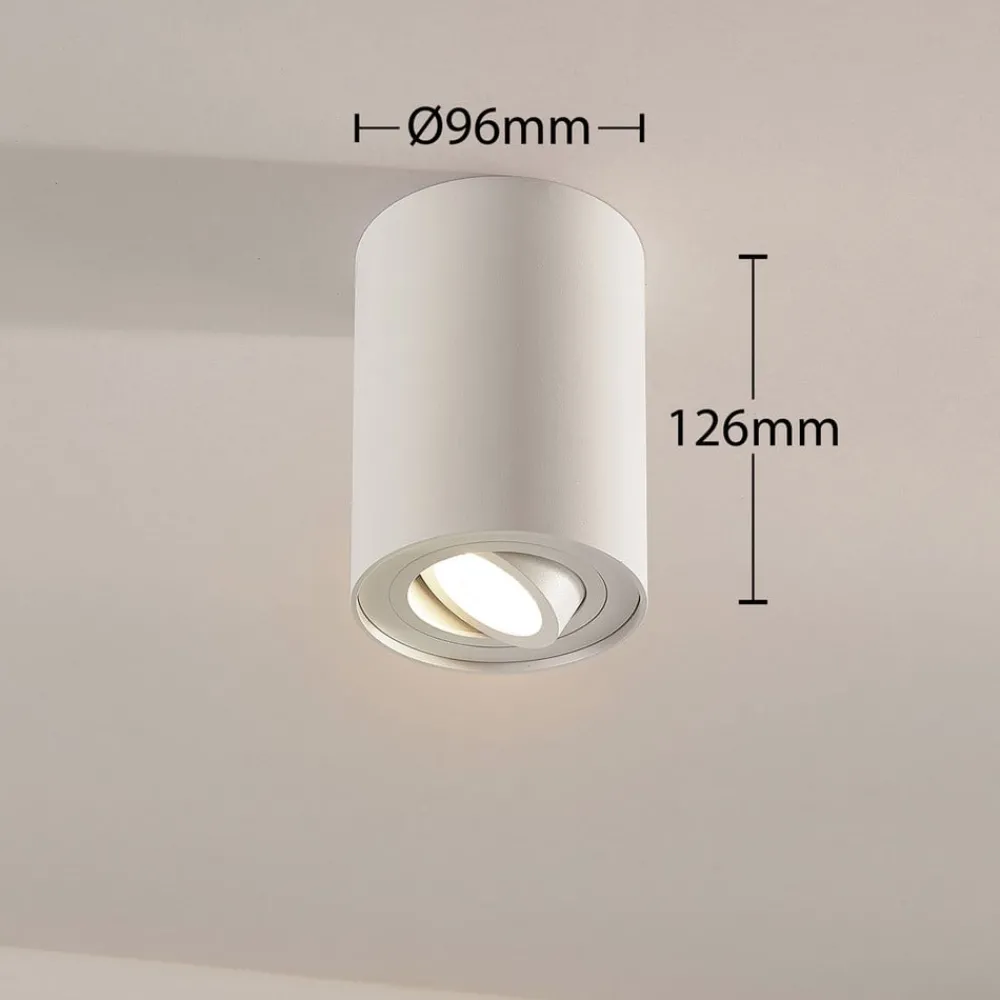 Arcchio Gang|Loftlamper > loftspot Jolina, rund, hvid, 13 cm, metal