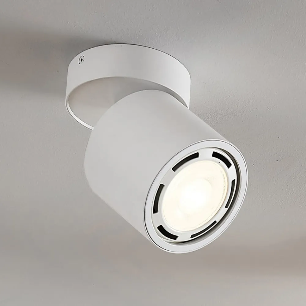 Arcchio Loftlamper|Loftlamper > loftspot Mabel, Ø12cm, hvid, justerbar, GU10