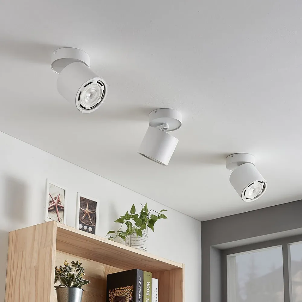 Arcchio Loftlamper|Loftlamper > loftspot Mabel, Ø12cm, hvid, justerbar, GU10