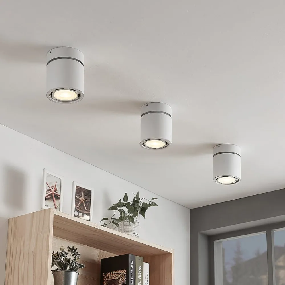 Arcchio Loftlamper|Loftlamper > loftspot Mabel, Ø12cm, hvid, justerbar, GU10