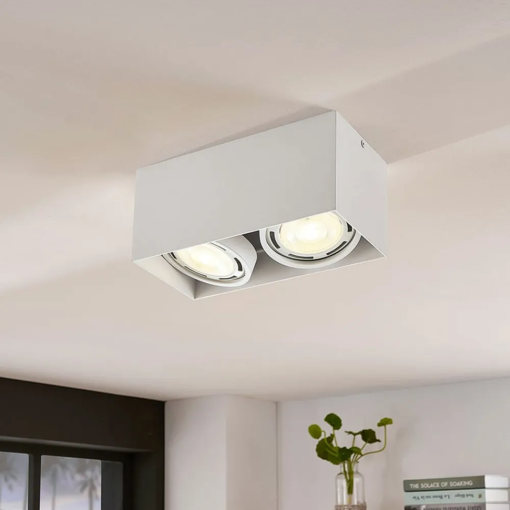 Arcchio Loftlamper|Spotlights > loftspot Mabel, 2 lyskilder, 27 cm, hvid, GU10
