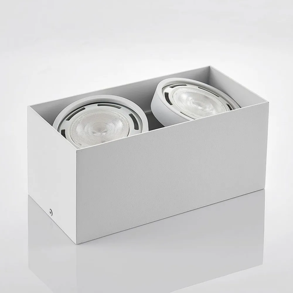 Arcchio Loftlamper|Spotlights > loftspot Mabel, 2 lyskilder, 27 cm, hvid, GU10